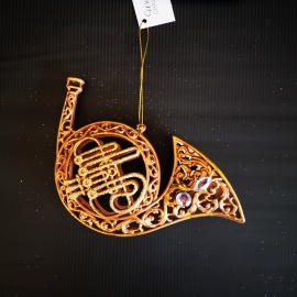 Farfalla con Gemma, Acrilico, Glitter Oro, 10 cm 2