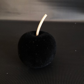 Pallina di Natale, Stella in Vetro con Glitter, 8 cm