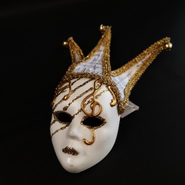 Trombetta allungabile, Oro Anticato, 35/62x12 cm 2