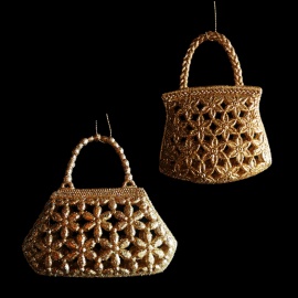 Borsetta a Fiori, Acrilico,...