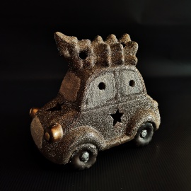 Macchina Dorata con Albero,... 2