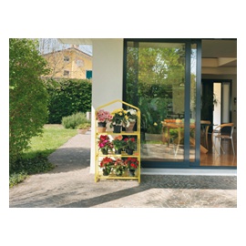  serra da giardino azalea 3 ripiani gialla