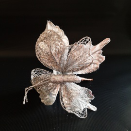 Bicicletta Acrilico, Glitter Oro, 13x8 cm