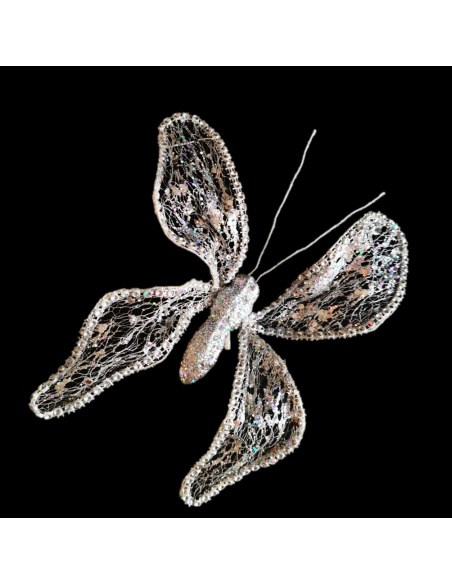 Albero, Acrilico, Glitter Oro, 15 cm