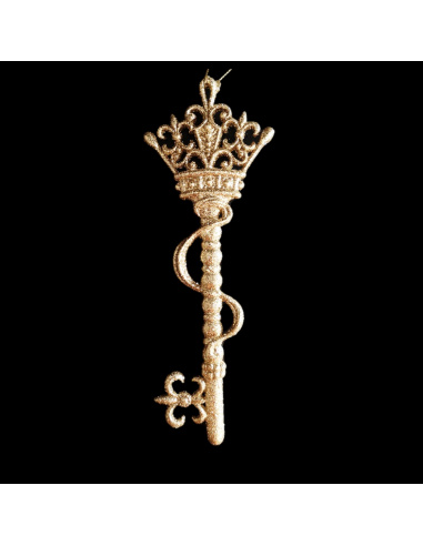 Chiave Regale, Acrilico, Glitter Oro,...