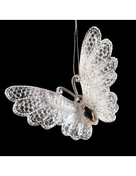 Chaive Regale, Acrilico Bianco, Glitter Bianco, 20 cm, Assortito