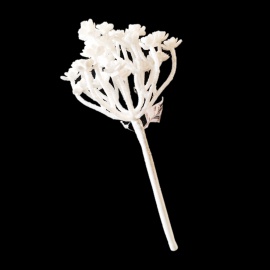 Renna, Acrilico Bianco con Glitter, 18 cm