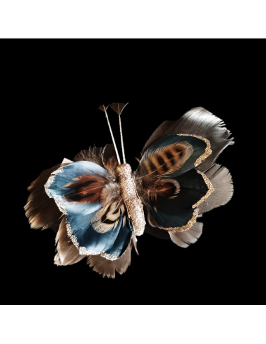 Pick Farfalla, Argento, Glitter Argento, 23 cm