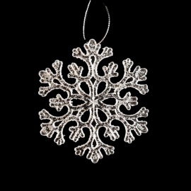 Fiocco Acrilico, Glitter Champagne, 12,5 cm