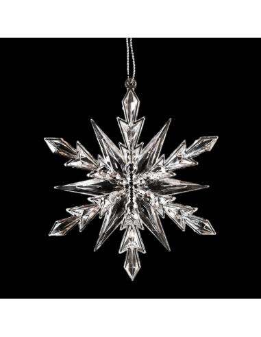 Borsetta a Fiori, Acrilico Bianco con Glitter, 10 cm, Assortito