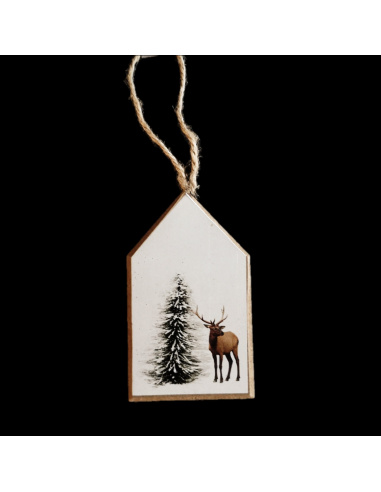 Etichetta con Immagine, Legno MDF,...