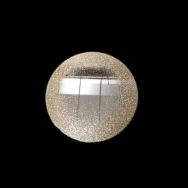 Piatto Specchio, Glitter Oro, 20 cm