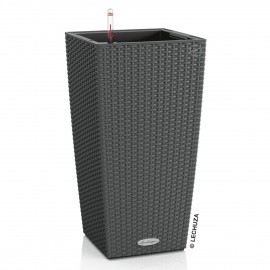 LECHUZA  CUBICO COTTAGE 40 GRANITO