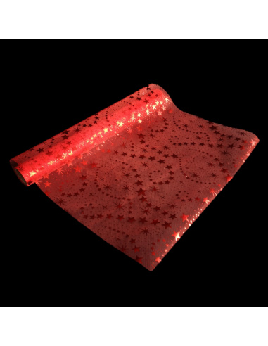 Rotolo Organza, Rosso con...