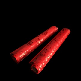 Rotolo Organza, Rosso con...