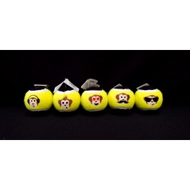 GIOCO PER CANE PALLA DA TENNIS CON FIGURE