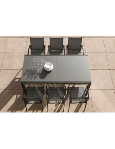 TAVOLO TALENTI MAIORCA ANTRACITE 200/300