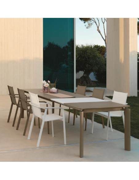 TAVOLO TALENTI MILO 160/215 TORTORA