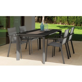 TAVOLO TALENTI MILO 200/260 GRAPHITE 2