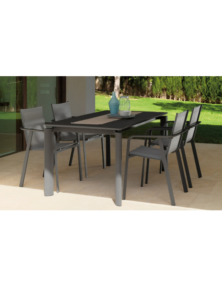 TAVOLO TALENTI MILO 200/260 GRAPHITE