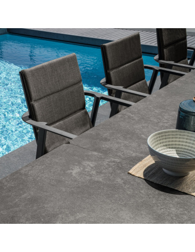 TAVOLO TALENTI MILO 160/215 GRAPHITE...