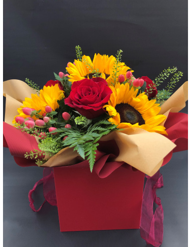 Mazzo di fiori BOX ROSSA | SUMMER IN...