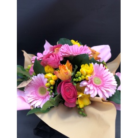 MAZZO DI FIORI CON BOX NERA 2