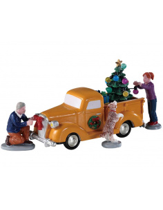 TRIMMING THE TRUCK , SET OF 4