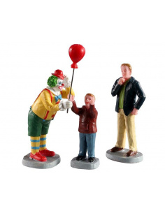 FRIENDLY CLOWN, SET OF 3
