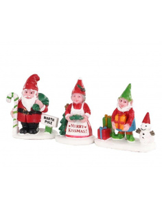 CHRISTMAS GARDEN GNOMES,...
