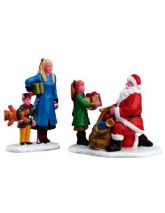 PRESENTS FROM SANTA, SET OF 2