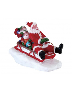 SLEDDING WITH SANTA