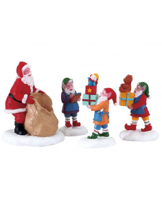 PRESENT PROCESSION, SET OF 4