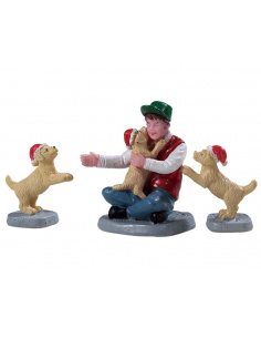 NEW PUPPIES, SET OF 3