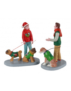 FESTIVE FRIENDS, SET OF 2