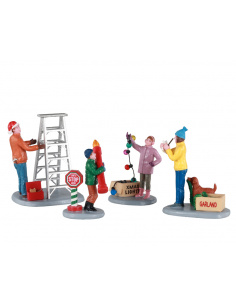 GETTING READY TO DECORATE,...