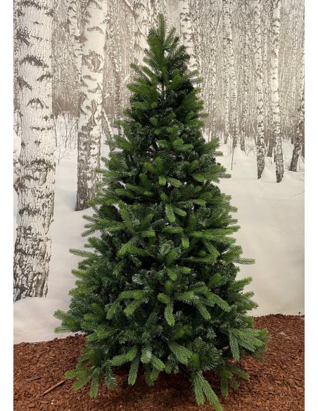 Bern albero di Natale alto 210cm artificiale verde extra folto
