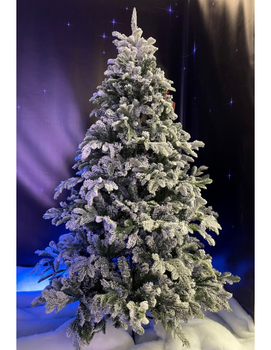 Albero di Natale Luxury Extra 240 cm effetto neve