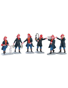 FIREMAN, SET OF 6