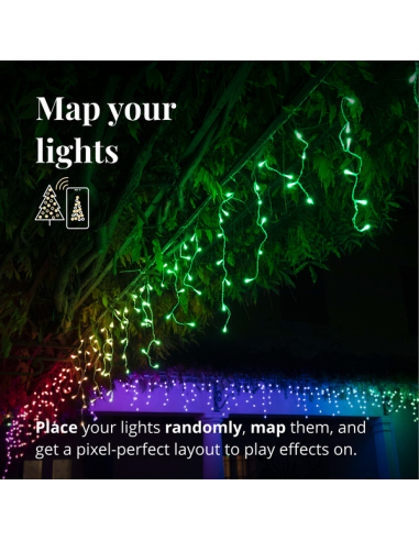 Twinkly Icicle 190 Led RGB