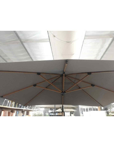 OMBRELLONE MILANO 3X3 M. TELO TORTORA...