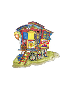 FRIENDLY THE CLOWN CARAVAN
