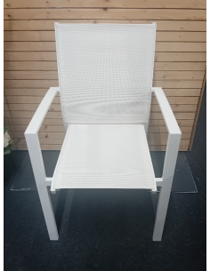 SEDIA DA GIARDINO RIACI BIANCA